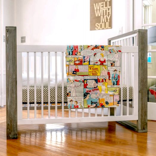 True 3-in-1 Traditional Crib Front View