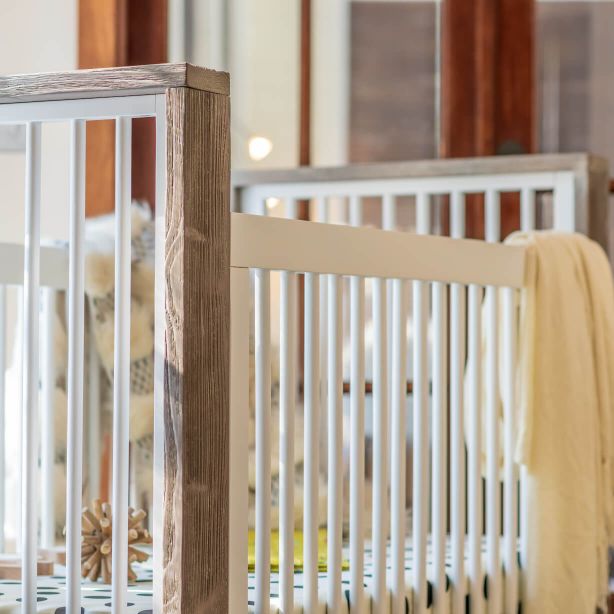 True Crib Showing Off Texture and Finish